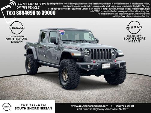 Sting Gray Clearcoat 2022 Jeep Gladiator Rubicon