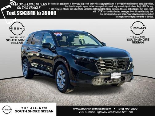 Black 2025 Honda CR-V LX