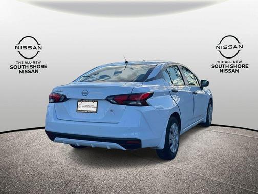 Cloud White 2025 Nissan Versa S