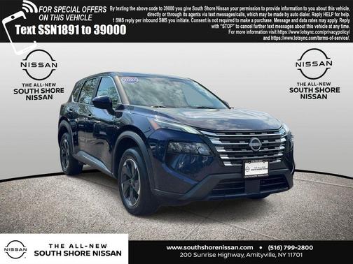 Deep Ocean Blue 2025 Nissan Rogue SV