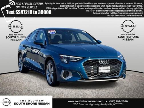 Atoll Blue Metallic 2023 Audi A3 40 Premium