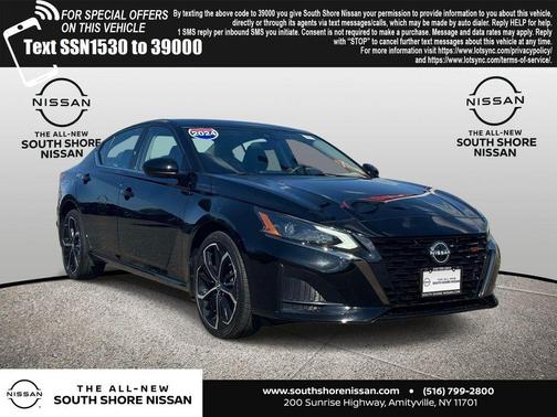 Black 2024 Nissan Altima 2.5 SR