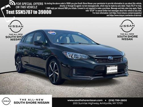 Crystal Black Silica 2021 Subaru Impreza Sport