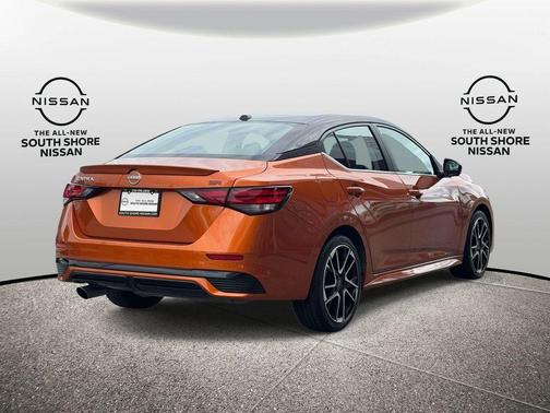 Orange Metallic 2025 Nissan Sentra SR