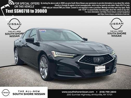 Majestic Black Pearl 2023 Acura TLX Technology