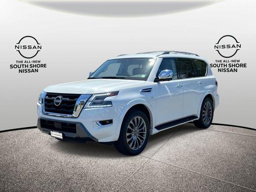 Aspen White 2022 Nissan Armada Platinum