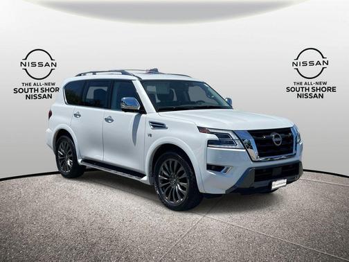 Aspen White 2022 Nissan Armada Platinum