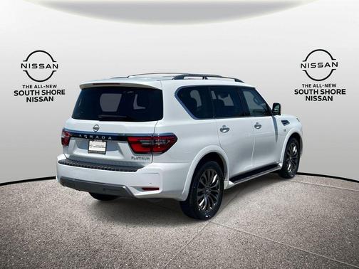 Aspen White 2022 Nissan Armada Platinum