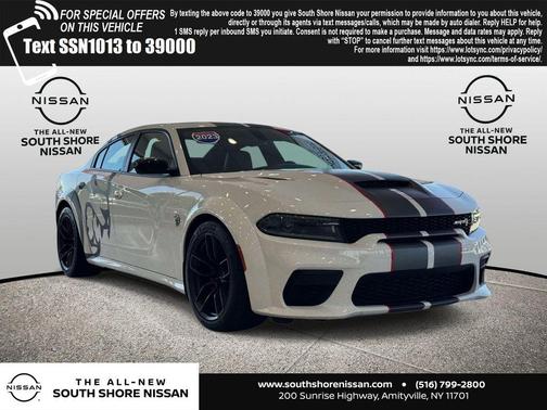 White Knuckle Clearcoat 2023 Dodge Charger SRT Hellcat Widebody