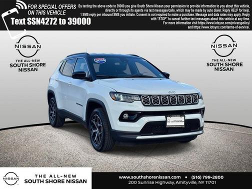 Bright White Clearcoat 2024 Jeep Compass Limited