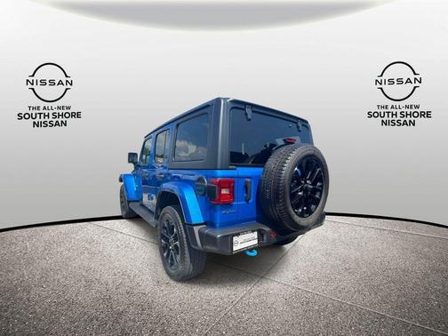 Hydro Blue Pearlcoat 2023 Jeep Wrangler 4xe Sahara