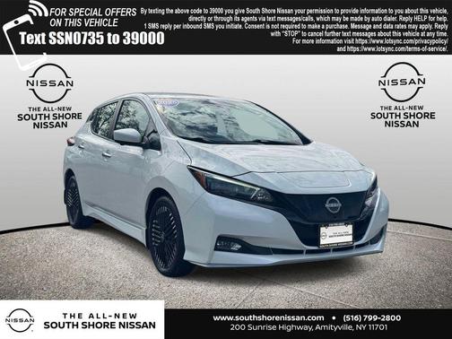White 2025 Nissan Leaf SV PLUS