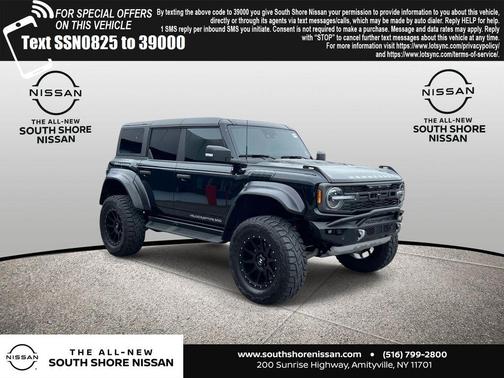 Shadow Black 2023 Ford Bronco Raptor