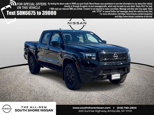 Black 2026 Nissan Frontier SV