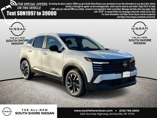 Aspen White Tri 2026 Nissan Kicks SV
