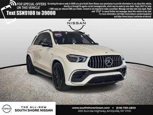 designo Diamond White Metallic 2021 Mercedes-Benz AMG GLE 63 S-Model 4MATIC