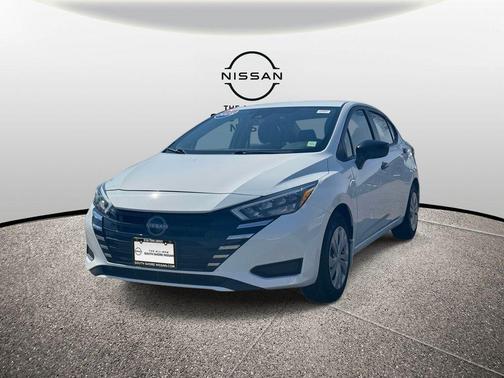 Cloud White 2025 Nissan Versa S