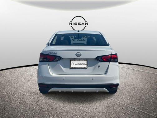 Cloud White 2025 Nissan Versa S