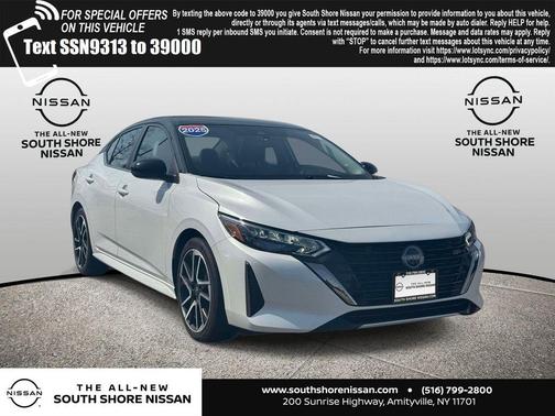 White 2025 Nissan Sentra SR