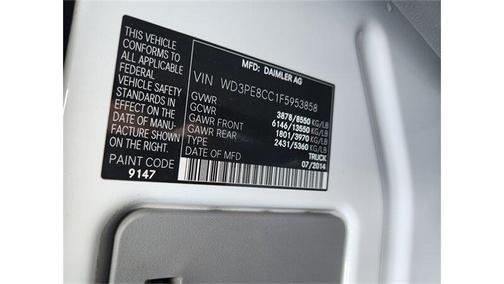 2015 Mercedes-Benz Sprinter Normal Roof