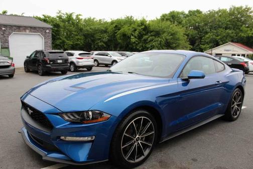 Lightning Blue 2018 Ford Mustang EcoBoost Premium
