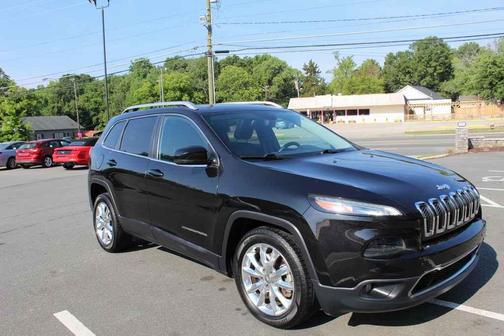 Brilliant Black Crystal Pearlcoat 2015 Jeep Cherokee Limited