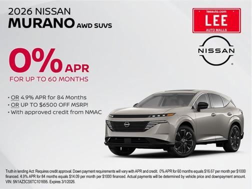 2026 Nissan Murano Platinum