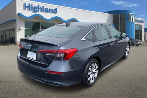 Gray Metallic 2024 Honda Civic LX