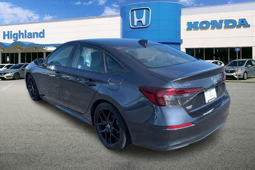 Grey 2025 Honda Civic Sport