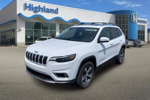 Bright White Clearcoat 2019 Jeep Cherokee Limited