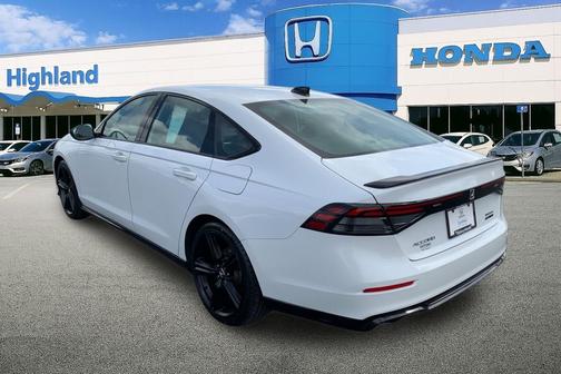 Platinum White 2023 Honda Accord Hybrid Sport-L