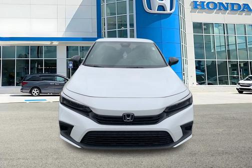 Platinum White 2024 Honda Civic Sport