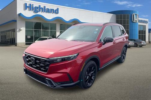 Radiant Red 2025 Honda CR-V Hybrid Sport AWD