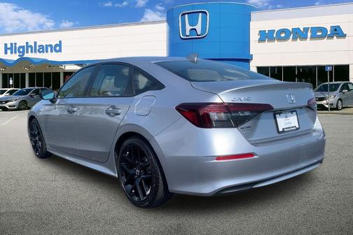 Solar Silver Metallic 2025 Honda Civic Sport