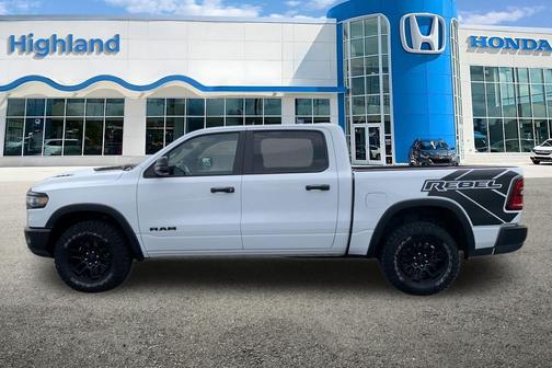 Bright White Clearcoat 2025 RAM 1500 Rebel