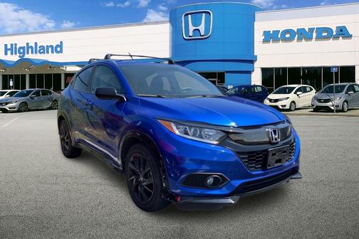 Aegean Blue 2022 Honda HR-V AWD Sport