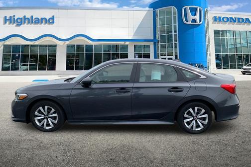 Gray Metallic 2024 Honda Civic LX