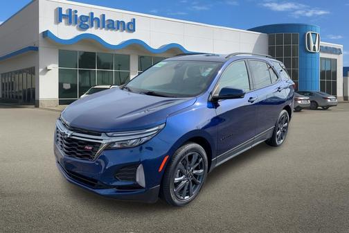 Blue Glow Metallic 2022 Chevrolet Equinox FWD RS