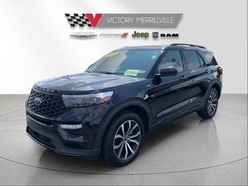 Agate Black Metallic 2023 Ford Explorer ST-Line