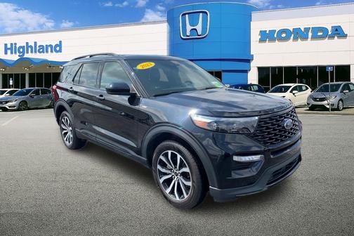 Agate Black Metallic 2023 Ford Explorer ST-Line