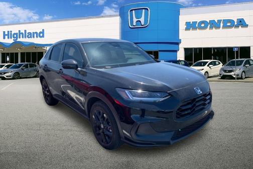 Crystal Black Pearl 2025 Honda HR-V AWD Sport