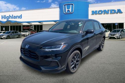 Crystal Black Pearl 2025 Honda HR-V AWD Sport
