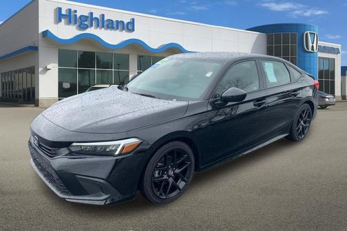 Crystal Black Pearl 2024 Honda Civic Sport