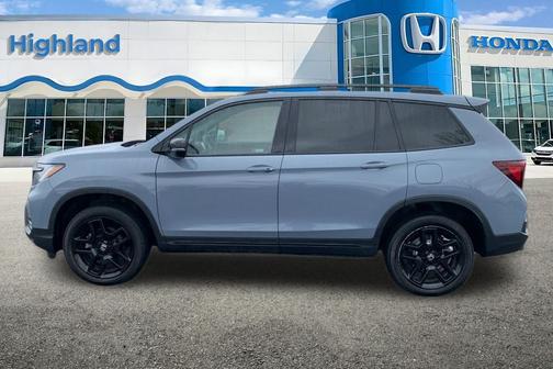 Sonic Gray Pearl 2024 Honda Passport AWD Black