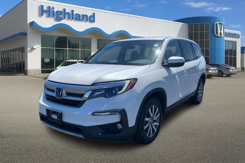 Platinum White Pearl 2021 Honda Pilot AWD EX-L