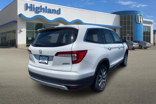 Platinum White Pearl 2021 Honda Pilot AWD EX-L