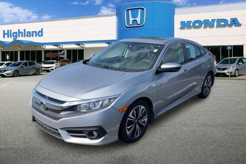 Lunar Silver Metallic 2017 Honda Civic EX-T