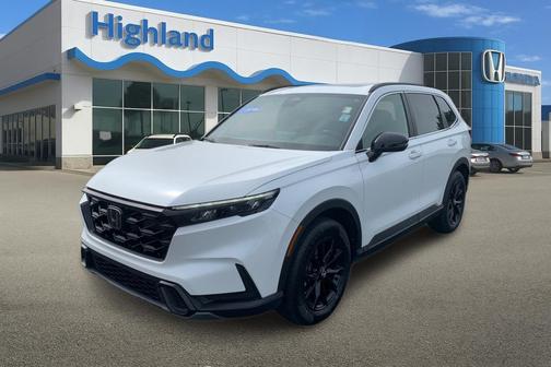 Platinum White Pearl 2024 Honda CR-V Hybrid Sport AWD