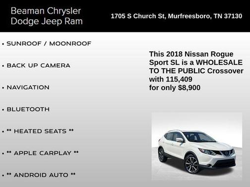 2018 Nissan Rogue Sport SL