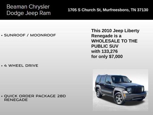 2010 Jeep Liberty Renegade